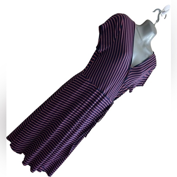 Motherhood Striped Maxi Wrap Dress • Used • Size: Medium - Picture 5 of 8